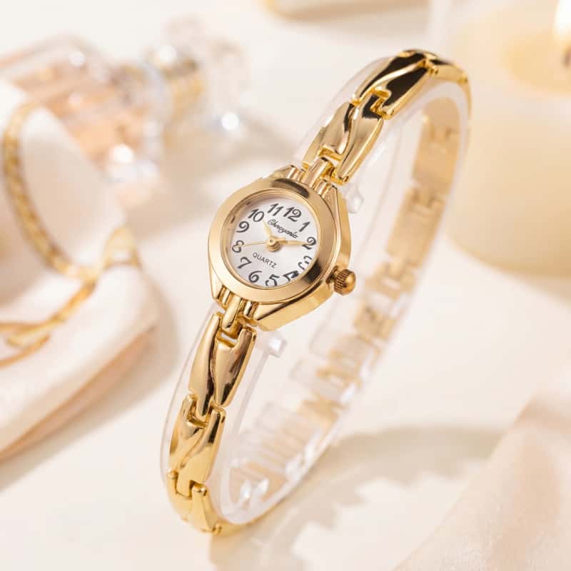 Luxury Watch Green - Orologio da Polso da Donna al