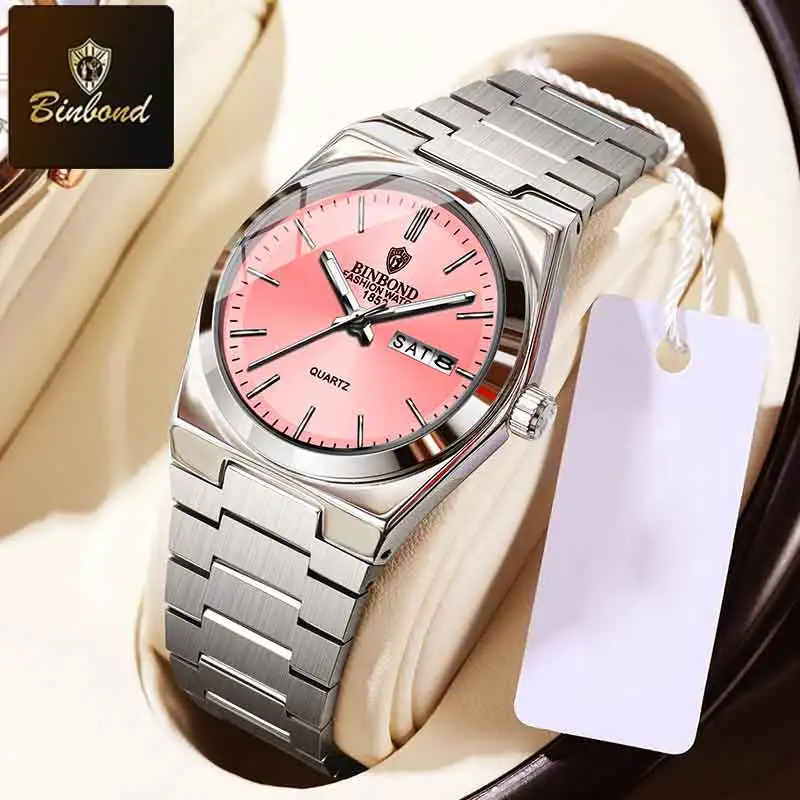 Luxury Watch Green - BINBOND Orologio al quarzo da donna