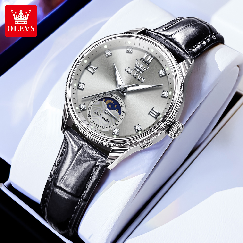 Luxury Watch Time - OLEVS Moon Phase Moda Donna Orologi