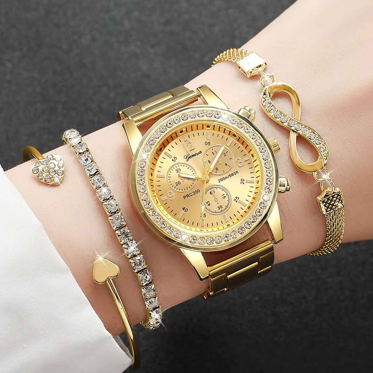 Luxury Watch Display Case - 4 pezzi/set di orologi da donna