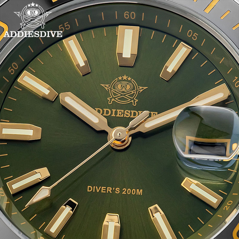 Cloisonne Enamel Dial - ADDIESDIVE Nuovo AD2510 Orologio subacqueo da