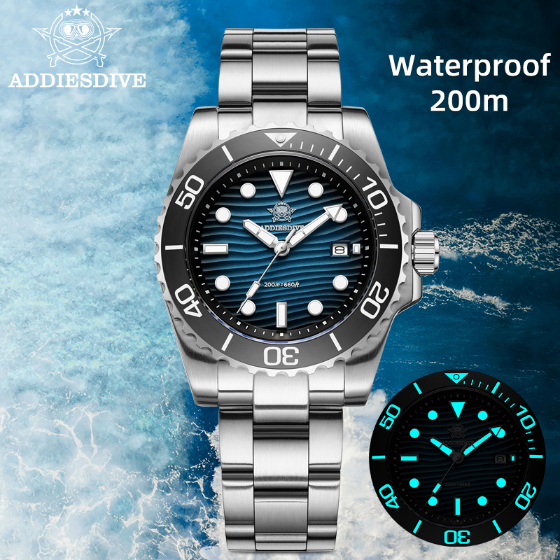 Luxury Watch Green - ADDIESDIVE Orologio al quarzo 2115 da