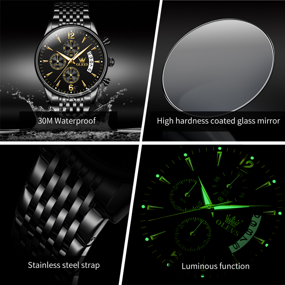 OLEVS Orologi da uomo alla mod - Luxury Watch Top 10 recensione e prezzo