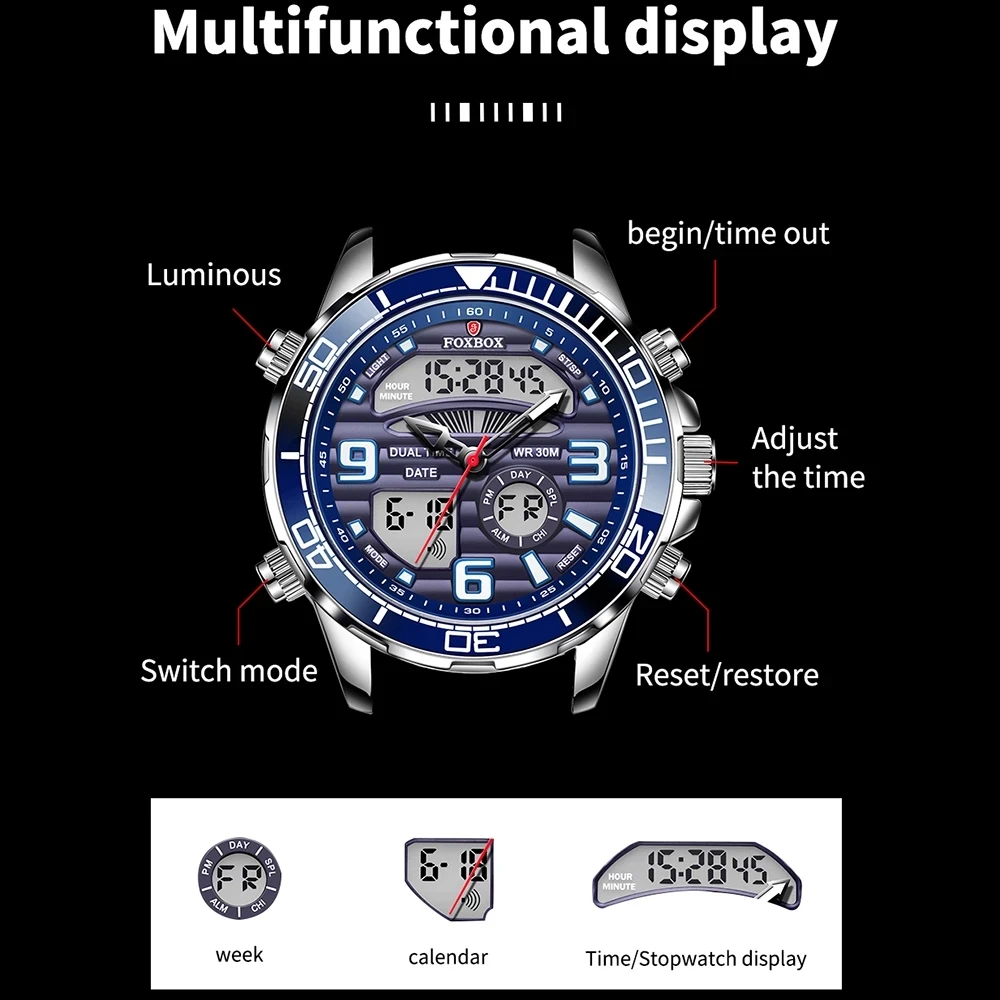 FOXBOX Top Brand Luxury Digita - Luxury Watch All Brands recensione e prezzo