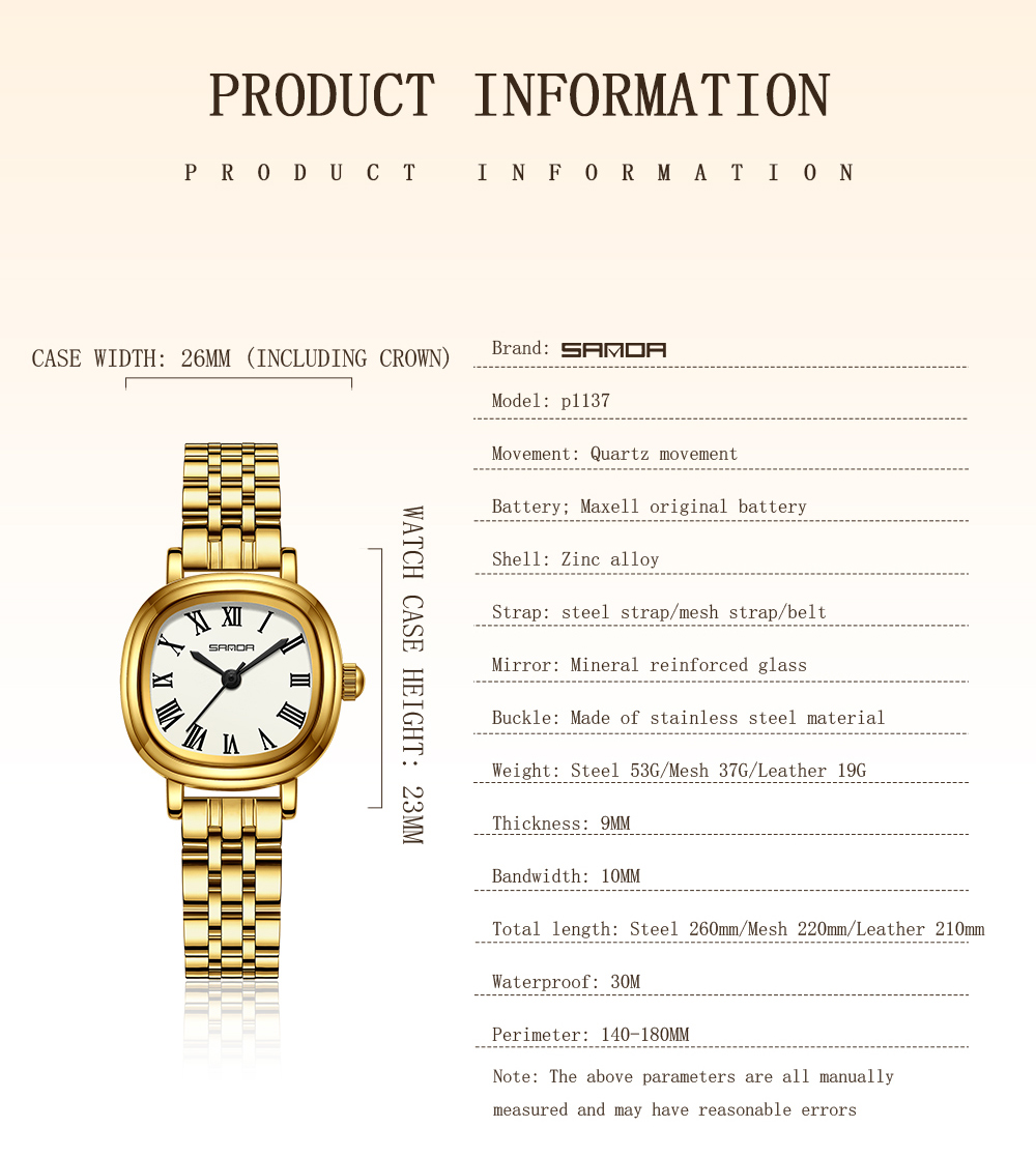 SANDA Top 1137 Orologio al qua - Luxury Watch Top 10 recensione e prezzo