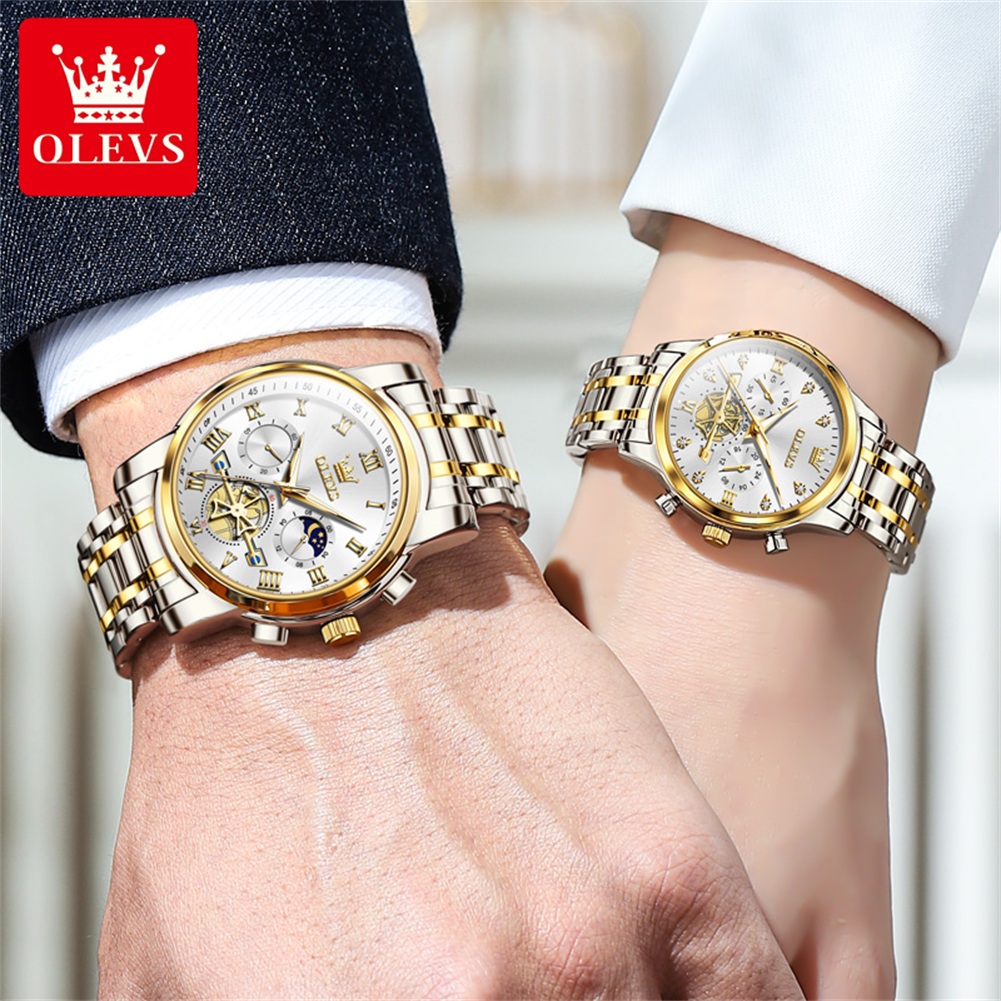 OLEVS Orologio da coppia al qu - Luxury Watch Time recensione e prezzo