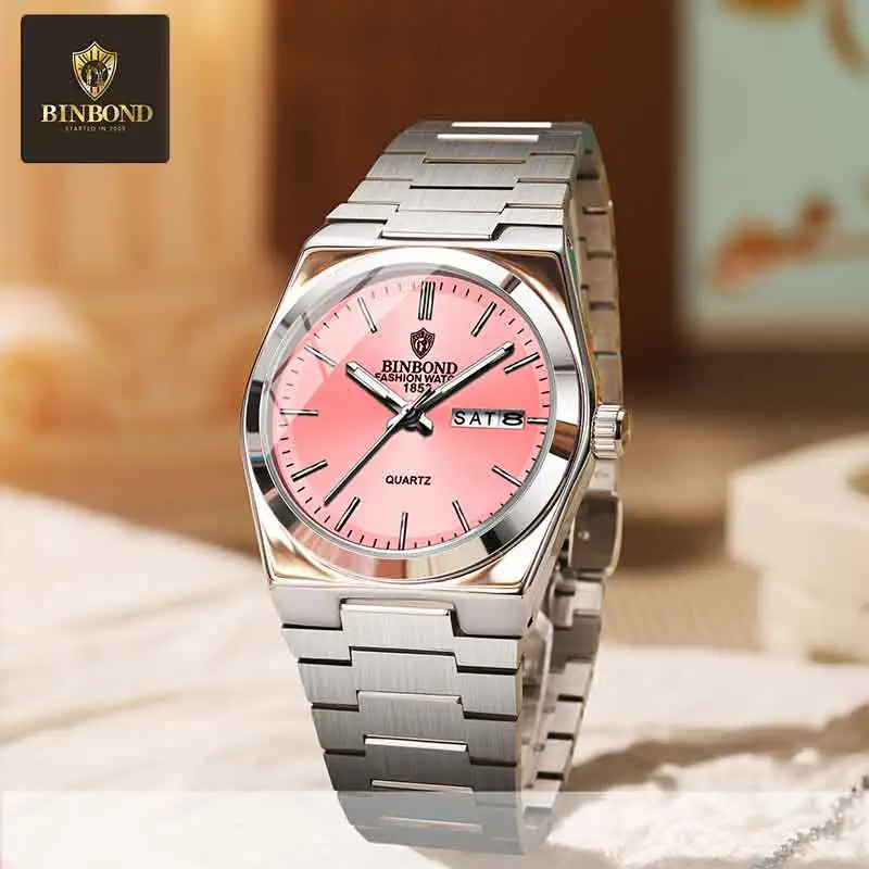 BINBOND Orologio al quarzo da  - Luxury Watch Green recensione e prezzo