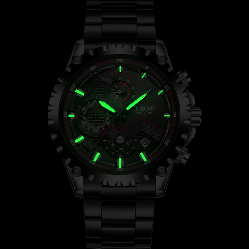 LIGE Top Brand Luxury Mens Fas - Luxury Watch All Brands recensione e prezzo