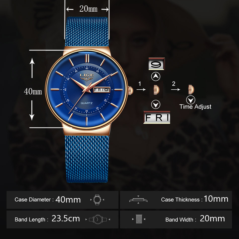 Orologi da Donna LIGE, Marca d - Luxury Watch Top 10 recensione e prezzo