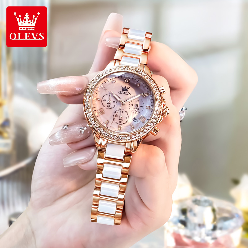 OLEVS 9999 Orologio da donna d - Luxury Watch Green recensione e prezzo