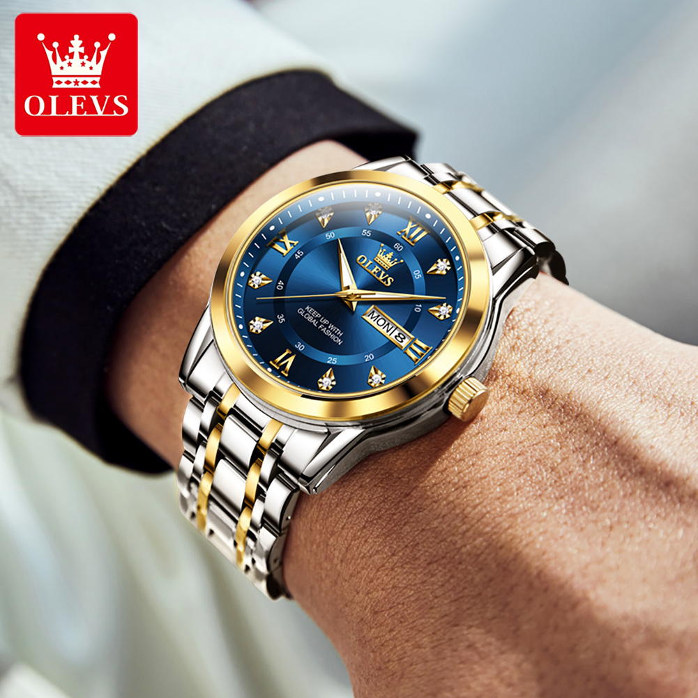 OLEVS Brand Fashion orologi da - Luxury Watch Green recensione e prezzo