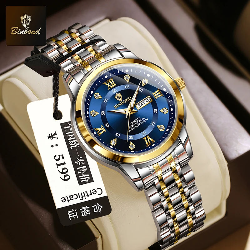 BINBOND B7169 Orologi al quarz - Luxury Watch Top 10 recensione e prezzo