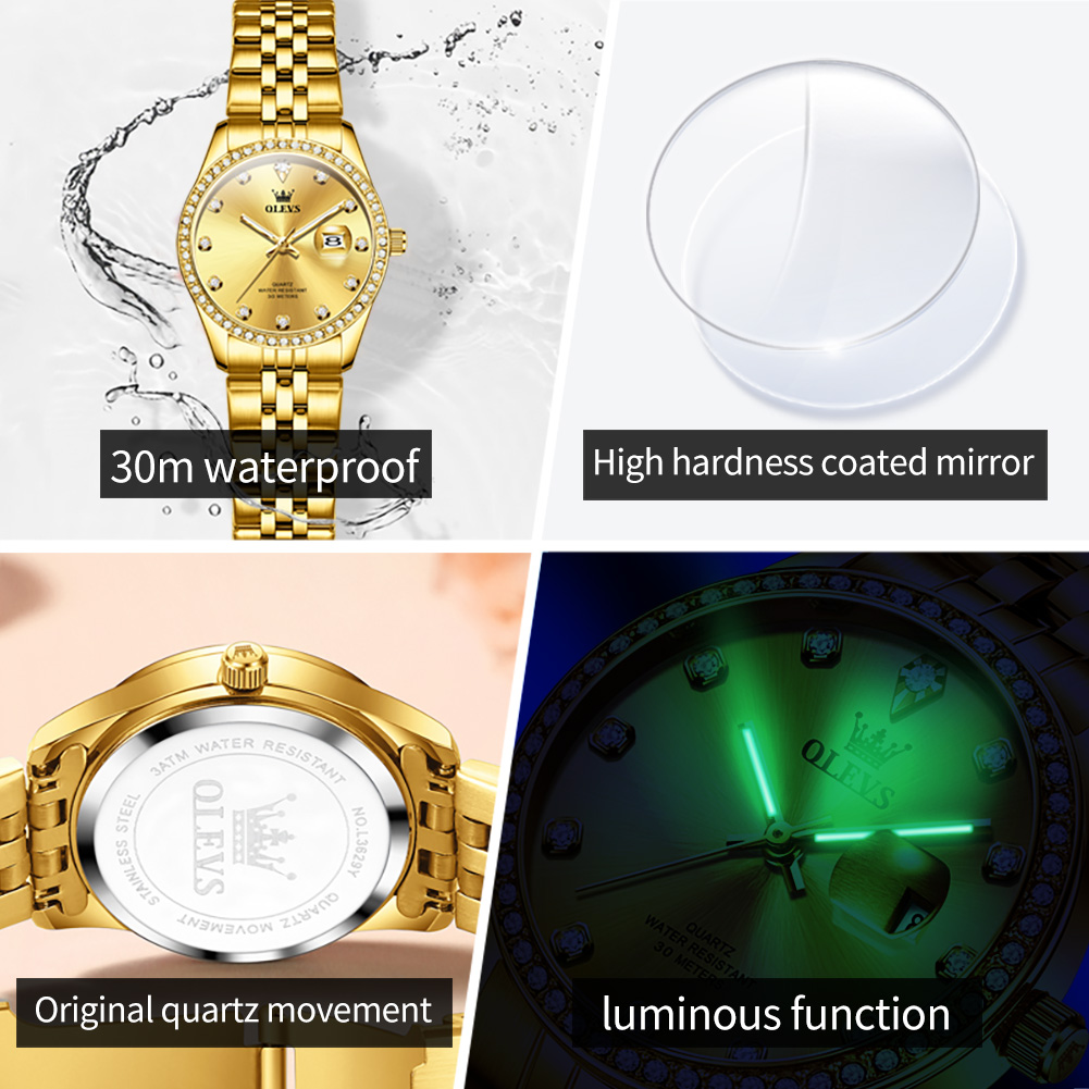 OLEVS Orologio elegante di lus - Luxury Watch Top 10 recensione e prezzo